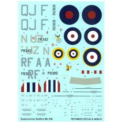 Techmod 48001 1/48 Supermarine Spitfire Mk I/Iib 1940-1941 Wet Decal Wwii