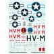 Techmod 48008 1/48 Republic P-47d/M Thunderbolt England 1945 Wet Decal Wwii