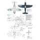 Techmod 48008 1/48 Republic P-47d/M Thunderbolt England 1945 Wet Decal Wwii