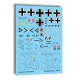 Techmod 48013 1/48 Messerschmitt Bf 109e-4 German Fighter 1940-41 Wet Decal Wwii