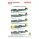 Techmod 48014 1/48 Messerschmitt Bf 109e-3 1940-1941 Aircraft Wet Decal Wwii