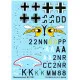 Techmod 48026 1/48 Messerschmitt Bf 110d Norway 1940 Aircraft Wet Decal Wwii