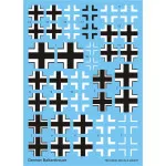 Techmod 48027 1/48 German Luftwaffe Balkenkreuz 1936-45 Aircfart Wet Decal Wwii