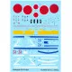 Techmod 48052 1/48 Kawasaki Ki-61 Hien Blue Japan 1944-1945 Aircraft Wet Decal Wwii