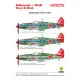 Techmod 48052 1/48 Kawasaki Ki-61 Hien Blue Japan 1944-1945 Aircraft Wet Decal Wwii