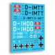 Techmod 48062 1/48 Messerschmitt Bf 108 Taifun Aircraft Wet Decal Wwii