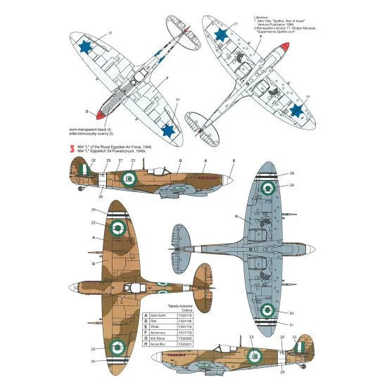 Techmod 48064 1/48 Supermarine Spitfire Mk-ix Fighter Aircraft Wet Decal