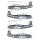 Techmod 48069 1/48 Grumman Tbm-1c Avenger Us Torpedo Bomber Aircraft Wet Decal