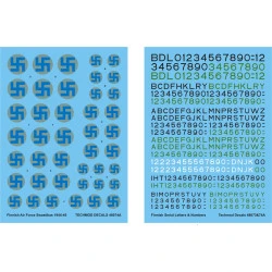 Techmod 48074 1/48 Finnish Air Force Signs And Serials 1944-45 Wet Decal Wwii