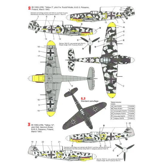 Techmod 48082 1/48 Messerschmitt Bf 109e-4 1942-43 Fighter Wet Decal Wwii W/Mask