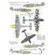 Techmod 48082 1/48 Messerschmitt Bf 109e-4 1942-43 Fighter Wet Decal Wwii W/Mask