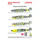 Techmod 48082 1/48 Messerschmitt Bf 109e-4 1942-43 Fighter Wet Decal Wwii W/Mask