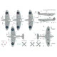 Techmod 48093 1/48 Supermarine Spitfire I-xvi Stencils Aircraft Wet Decal Wwii