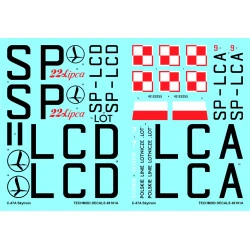 Techmod 48101 1/48 C-47a Skytrain Polish Aircraft Wet Decal