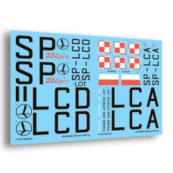 Techmod 48101 1/48 C-47a Skytrain Polish Aircraft Wet Decal