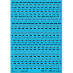 Techmod 48130 1/48 Lozenge Stripes Camouflage Aircraft Wet Decal 2 Sheets