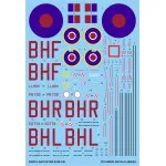 Techmod 48802 1/48 Avro Lancaster B.i 1944-1945 Polish Aircraft Wet Decal