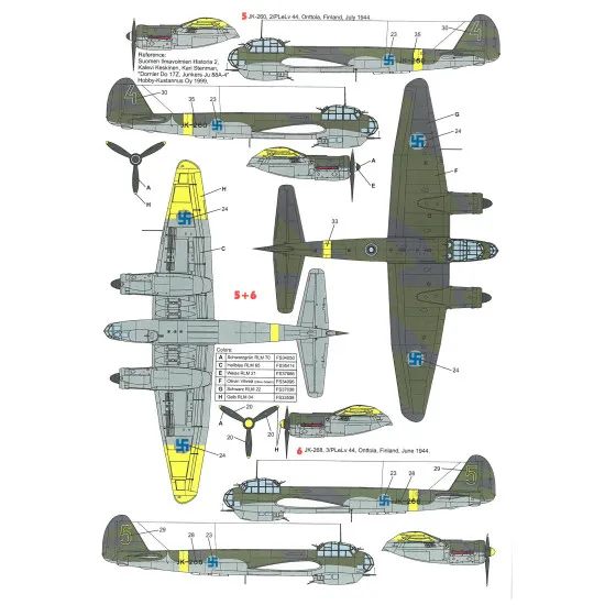 Techmod 48813 1/48 Junkers Ju 88a-4 German Dive Bomber Wet Decal Wwii