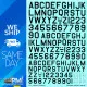 Techmod 48819 1/48 U.s. Letters And Numbers In Black For Aircraft Wet Decal