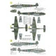 Techmod 72001 1/72 Messerschmitt Bf 110c German Fighter 1939-1941 Wet Decal Wwii