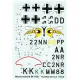 Techmod 72003 1/72 Messerschmitt Bf 110d Norway 1940-1941 Aircraft Wet Decal Wwii