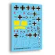 Techmod 72007 1/72 Messerschmitt Bf 109f-2 Russia 1941 Aircraft Wet Decal Wwii
