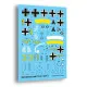 Techmod 72008 1/72 Messerschmitt Bf 109f-4 1942 Aircraft Wet Decal Wwii