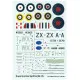 Techmod 72016 1/72 Supermarine Spitfire Mk Vb 1941-43 Aircraft Wet Decal Wwii