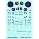 Techmod 72019 1/72 Supermarine Spitfire Mk.ix 1943 N.africa Aircraft Wet Decal Wwii