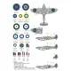 Techmod 72022 1/72 British National Insignias - Supermarine Spitfire Wet Decal