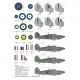 Techmod 72023 1/72 British National Insignias - Hawker Hurricane Wet Decal