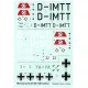 Techmod 72039 1/72 Messerschmitt Bf 108 Taifun Aircraft Wet Decal Wwii