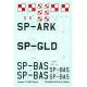 Techmod 72053 1/72 Fieseler Fi-156c Storch 1940 Aircraft Wet Decal Post-wwii W/Mask