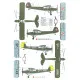 Techmod 72053 1/72 Fieseler Fi-156c Storch 1940 Aircraft Wet Decal Post-wwii W/Mask
