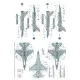 Techmod 72060 1/72 F-16 C/D Block 52 Polish Aircraft Wet Decal