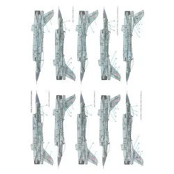 Techmod 72060 1/72 F-16 C/D Block 52 Polish Aircraft Wet Decal