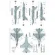 Techmod 72068 1/72 F-16 C/D Block 52 Polish A.f. Stencils Aircraft Wet Decal