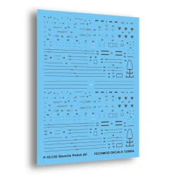 Techmod 72068 1/72 F-16 C/D Block 52 Polish A.f. Stencils Aircraft Wet Decal