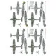 Techmod 72077 1/72 Messerschmitt Bf 109e-3 1940-1941 Aircraft Wet Decal Wwii