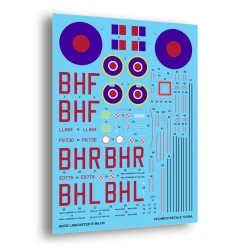 Techmod 72106 1/72 Avro Lancaster B Mk. I/Iii 1944-45 Polish Aircraft Wet Decal