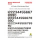 Techmod 72110 1/72 U.s. Serials And Code Numbers Lack For Aircraft Wet Decal