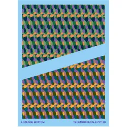 Techmod 72113 1/72 Lozenge Top Bottom Aircraft Wet Decal Wwii 2 Sheets