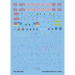Techmod 72159 1/72 Mig-29a/G/Ub Polish Air Force Aircraft Wet Decal
