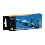 Arcus A7011 Acrylic Paints Set Psu Ukrainian Flankers 6 Colors In Set 10ml