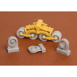 Sbs 35009 1/35 Zrinyi Assault Gun Roadwheels Set For Bronco Kit Resin Model