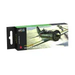 Arcus A1011 Acrylic paints set VVS Polikarpov's Fighters 6 colors in set