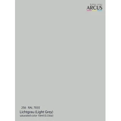 Arcus A256 Acrylic Paint Modern Luftwaffe Ral 7035 Light Grey Saturated Color