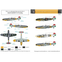 Sbs D48025 1/48 Messerschmitt Bf 109f In Hungarian Service Vol Ii