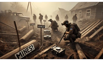 The idea of a military diorama: 