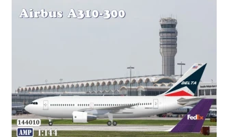 Create a Stunning Representation of the AMP 144-009 - 1/144 - AIRBUS A310-300 PRATT & WHITNEY DELTA AIR LINES & FEDEX with  Planes Model Kits